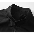 thumbnail image 4 of MXALUOB Windbreaker for Men Lightweight Nylon Stand Collar Jacket with Pockets Full Zip Elastic Cuffs Tops Fall Fashion Outerwear, 4 of 5