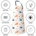 thumbnail image 5 of Zufioo Corgi Dog And Heart Print Adult Waterproof Apron, Cooking Apron, Flower Arranging and Painting Apron-Adjustable Straps, with Pockets, Kitchen Supplies-One Size, 5 of 9