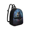 thumbnail image 2 of Eheartsgir Forest Owl Print Small Backpack, Mini Polyester Rucksack with Lots of Pockets, Zipper Closure for Women Hiking and Daily Travel, 2 of 8