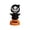 Black2, variant on Halloween Solar Dancing Figurine, Bobble Head Desk Ornament, Skeleton Car Accent For Car Dashboard Tabletop Shelf