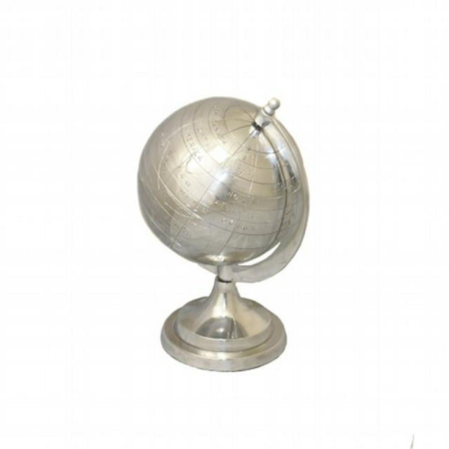 Global Appeal Aluminum Decorative 13 In. Tabletop Globe