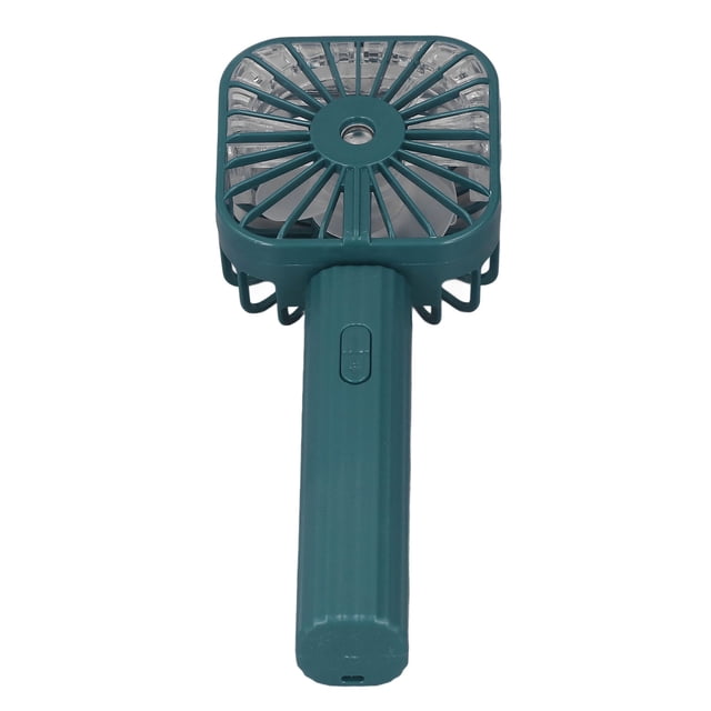 Portable Handheld Misting Fan, Rechargeable Spray Water Personal Mist Fan, Battery Operated USB 3 Speeds Portable Misting Fan with Base for Travel, Beach, Camping, Outdoors, Makeup