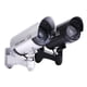 thumbnail image 5 of 2 cámaras de vigilancia de simulación, cámaras de vigilancia ficticias con cámara intermitente simulada que simula una cámara de vigilancia realista, 5 of 5