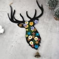 thumbnail image 2 of Christmas Antler Deer for Head Epoxy Resin Mold with Door Sign Silicone Mou, 2 of 5