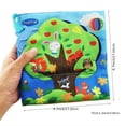 thumbnail image 2 of QJUHUNG Interactive 3D Cloth Book - Safe  Washable  Tear-Resistant Fabric for Baby Cognitive Development  Early Learning  Sensory Stimulation  and Parental Bonding with Fun Interactive El, 2 of 7