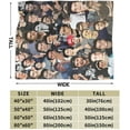 thumbnail image 2 of Dylan O''Brien Collage Blanket Fleece Ultra-Soft Micro Throw Soft Blankets for Couch Sofa Bed 50"X60", 2 of 6