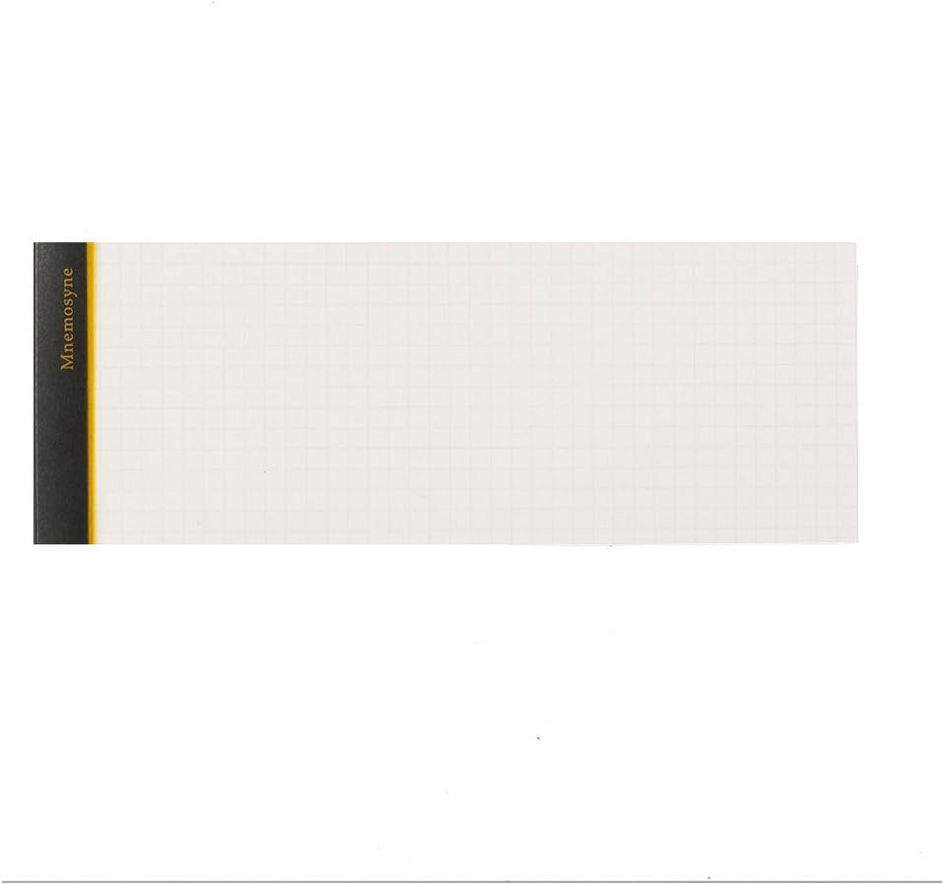 Long Mnemosyne Graph Rule 50 Sheets Glued and Stapled Memo pad 10 Pack