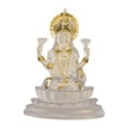 thumbnail image 4 of Estatua de hindú, estatuilla de , centro de mesa de arte artesanal, escultura de Buda religioso Fengshui para la decoración de la mesa Claro BLESIY Estatua de Buda de resina, 4 of 8