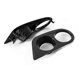 thumbnail image 4 of Carbon Fiber Look/Glossy Black Fog Light Cover for BMW E46 M3 Coupe 2001-2006 Grill Frame Surrounds Air Duct Bezels Lamp Hood, 4 of 5