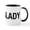 White/Black Inside, variant on CafePress - Hashtag Bosslady Mug - 11 oz Ceramic Mug - Novelty Coffee Tea Cup