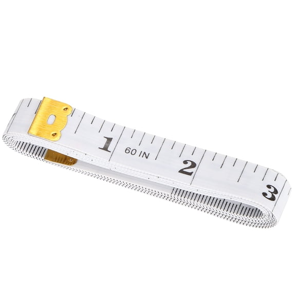 Flexible Rule, Tape Measure 60in Range Double Scales PVC Plastic For Tailor Cloth Knitting