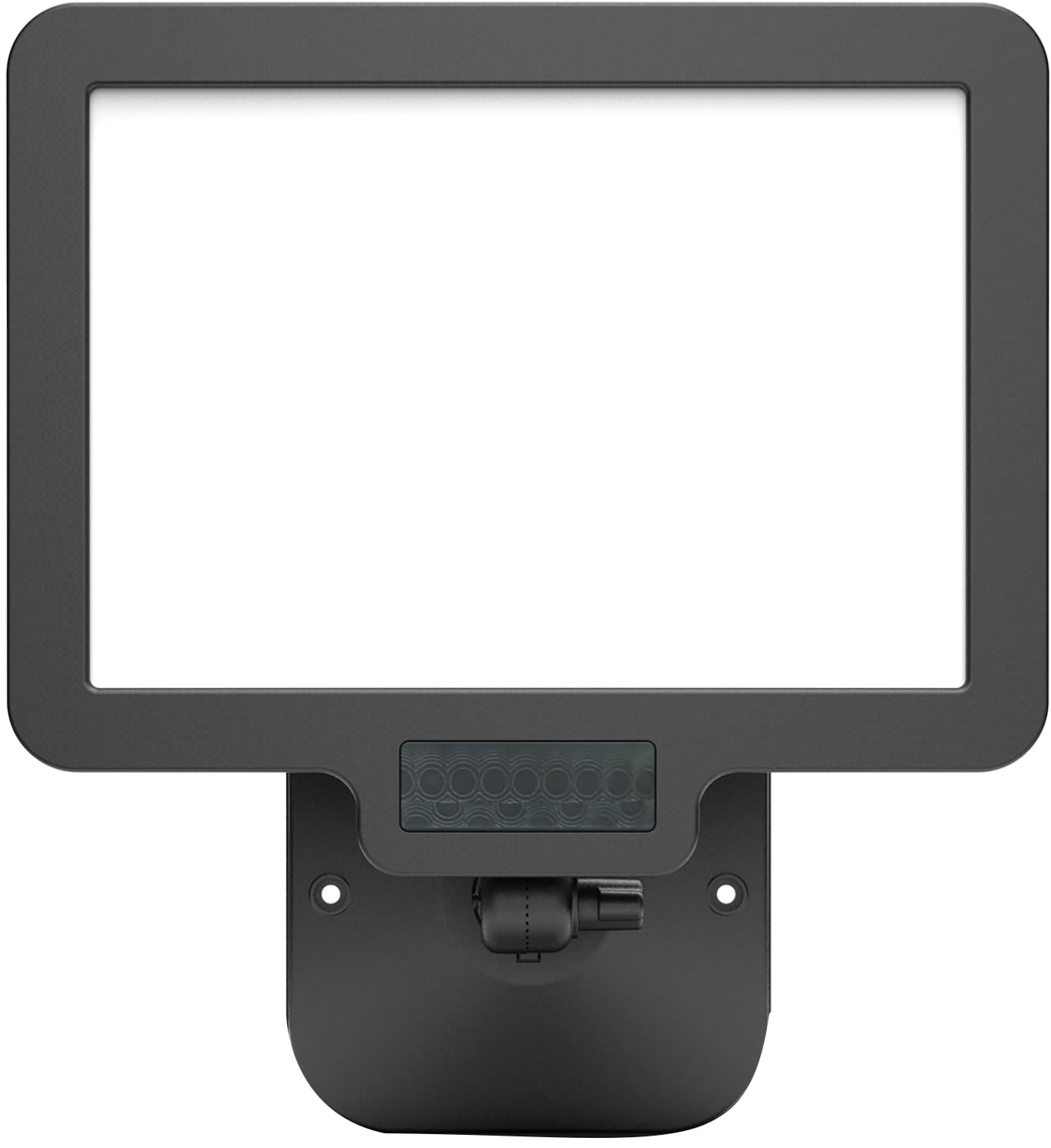 (2 pack) Hyper Tough 3000 Lumen LED Flood Light 120-Degree Motion Sensor in Black Finish, Hardwired 102-Degree Beam Spread
