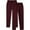 A-Wine, variant on Male Hop Pants Casual Solid Color Track Lace Up Workout Pants With Pocket 2 Pcs