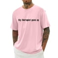thumbnail image 2 of Funny T Shirts for Men Cozy Breathable Round Neck Streetwear Tees Casual Shirt Summer Classic Basic Lightweight Fashion Tees, 2 of 5