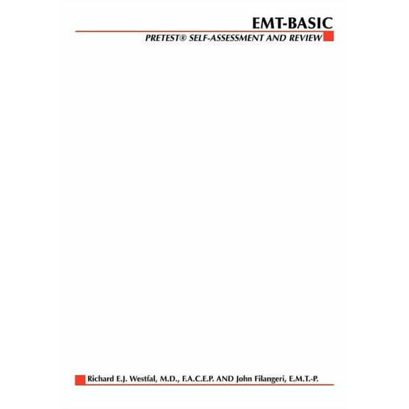 Emergency Medical Technician: Pretest Self-Assessment and Review, (Paperback)