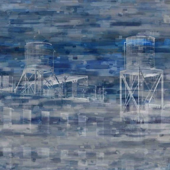 Parvez Taj "Industrial NYC" Print on Canvas