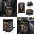 thumbnail image 4 of XYZCANDO Hummingbird Print Trash Can Lipstick Cover Handbrake Cover Fender Cover Keychain Seat Belt Cover Steering Wheel Cover Armrest Cover Car Cushion Cover Car Coasters Washable, 4 of 7