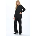 thumbnail image 4 of Natural Uniforms Women's Warm Up Jacket (Plus Sizes Available) (XXXX-Large, Black), 4 of 7