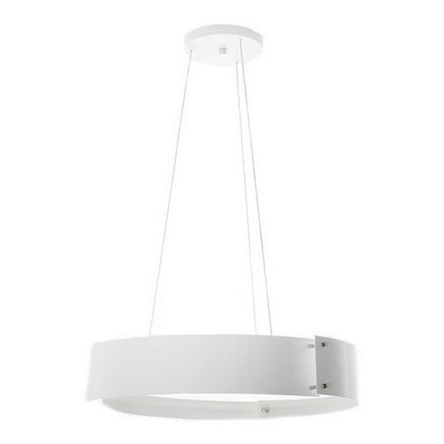 Lámpara Colgante Candil Maxxi Blanco Vidrio Esmerilado