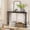 Black with socket, variant on 5.9" Narrow Console Table with Power Outlets, Compact Sofa Table with Storage, Sleek Design for Living Room, Entryway, Hallway, and Foyer (Grey)