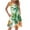 Green, variant on WTOBBY Women's Summer Fashion V-Neck Pleated Stitching Hawaiian Floral Print Sleeveless Vest Dress with Pockets, Casual Lightweight Design for Beach and Outdoor Activities,Army Green 2XL