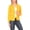 Mustard, variant on Women's Casual Long Sleeves Office Workwear Solid Blazer Jacket