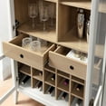 thumbnail image 3 of Modway Nolan Arched Bar Cabinet in Ivory, 3 of 10