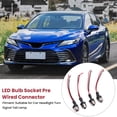 thumbnail image 3 of LED Bulb Socket Wiring Harness Plug, Prewired, Waterproof, for Car Headlight Turn Signal Tail Lamp, Universal Fitment, Simple Installation Without Hassle, 3 of 7