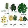 thumbnail image 3 of 60 unids set Hojas artificiales Sunnimix Hojas de palma, 3 of 6