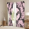 thumbnail image 3 of Manfei Halloween Bat Teens Blackout Curtains Set of 2 (52x84 Each), Gothic Romantic Skeleton Window Curtains, Tribal Western Damask Curtains and Drapes, Window Curtains Room Decor, 3 of 6