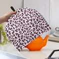 thumbnail image 3 of HELLHERO Easter Leopard Print Teapot Cover Lightweight Keep Warm Polyester Canvas for Hotel, 3 of 8