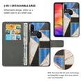thumbnail image 3 of Labanema Xiaomi Redmi Note 7 /Redmi Note 7 Pro Case with Kickstand, 2 in 1 Detachable Magnetic Protective Folio Flip Cover for Xiaomi Redmi Note 7 /Redmi Note 7 Pro (Marble), 3 of 7