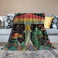 thumbnail image 2 of Orinice Mushroom Flowers Warm Lightweight Blanket Soft Fleece Throw Blanket for All Seasons - Cow Gifts Blanket Living Rooms Sofa Decor - Super Soft Blanket 60x80in, 2 of 6