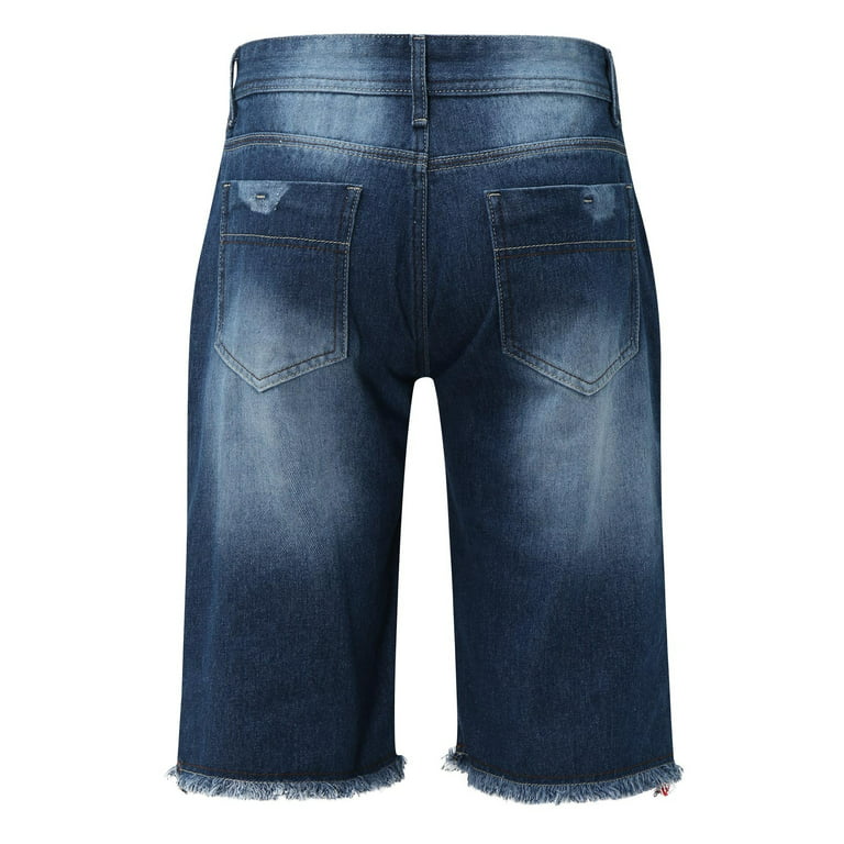 Jeans For Men Casual Shorts Spring Mens Pocket Sports Summer Bodybuilding  Denim Short Pants