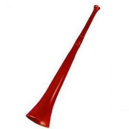 Rhode Island Novelty Red Team Spirit Collapsible Vuvuzela Stadium Horn Party Noise Maker