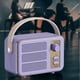thumbnail image 5 of Altavoz Bluetooth inalámbrico retro de diseño creativo, minialtavoz portátil y práctico para exteriores (Bluetooth/TF/AUX/USB)., 5 of 8