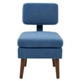 thumbnail image 4 of Partner Furniture Teddy Fleece Fabric 20.5 Accent Chair in Blue, 4 of 9