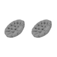 thumbnail image 1 of Billuyoard Almohadillas redondas impermeables para silla de asiento al aire libre para hamaca, cómodas y duraderas Gris oscuro 60x60cm 2Conjunto, 1 of 1