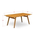 thumbnail image 3 of HomeStock Rustic Romance 9-Pc Small Patio Table Set- 8 Outdoor Arm Chairs High Slatted Back And Small Outdoor Table And Rectangle Top With Wooden 4 Legs - Natural Oil Finish, 3 of 4