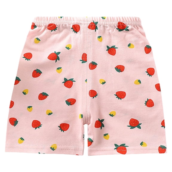 Povozer Cargo Shorts Toddler Boys Fashion Casual Summer Childrens Shorts Baby Pants Boys Girls Casual Pants Toddler Leggings Size 12-18 Months,Watermelon Red