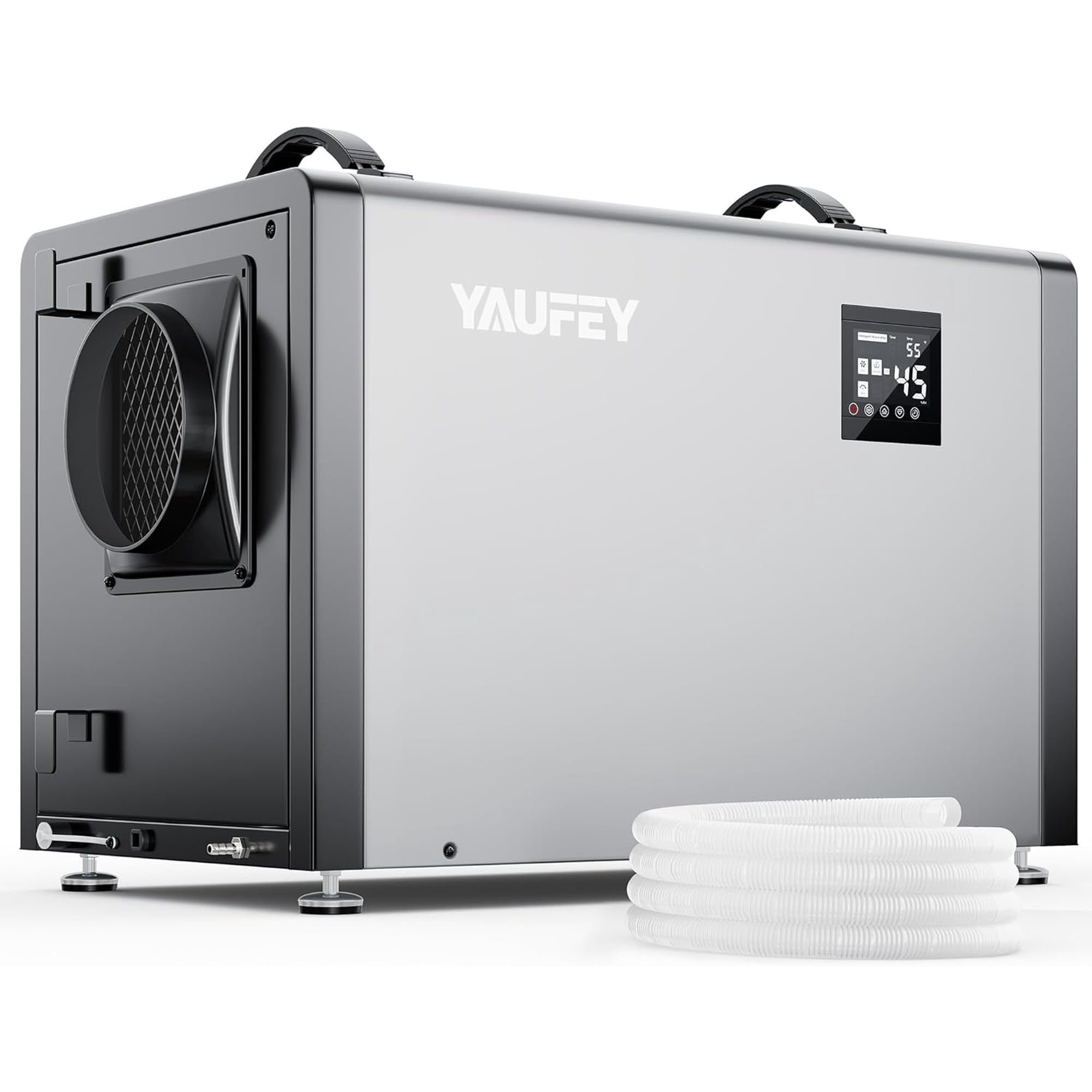 Yaufey 216 Pints Commercial Dehumidifier with Pump and Drain Hose for Crawlspace, Basements, Industrial Space, large room for Space up to 8000 Sq. Ft. - Auto Defrost, 5-Year Quality Coverage