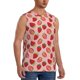 thumbnail image 2 of Fotbe Strawberries Men's Camiseta sin Mangas Estampada para Hombres, Playera Casual para Gimnasio, Entrenamiento, Playa-Large, 2 of 7