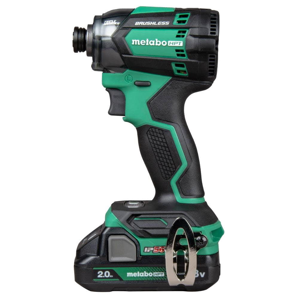 Metabo HPT 18V Cordless Impact Driver Kit, 1/4-In, WH18DC