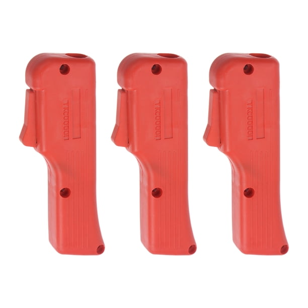 Uxcell Plastic Adjustable Side Front Auxiliary Hammer Handle For 13A Impact Drill - 41-44mm Clamping Range With Scale Depth Ruler, 4 Pack