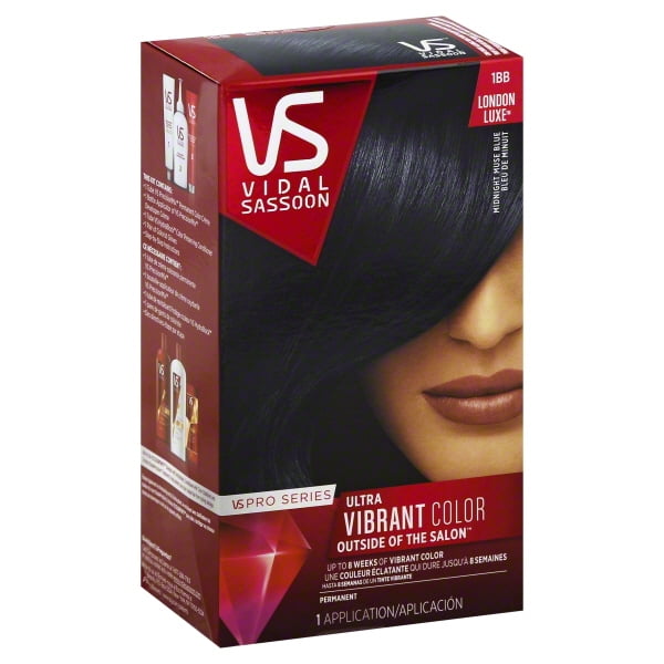 Vidal Sassoon Pro Series London Luxe Permanent Hair color, Midnight Muse Blue Vidal Sassoon Pro Series London Luxe Permanent Hair color, Midnight Muse Blue