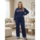 thumbnail image 2 of Conjunto Casual 2 Piezas Sudadera y Pants con Estilo Urbano, Cómodo y Diseño Atemporal para Mujer, 2 of 5