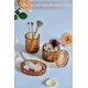 thumbnail image 4 of Juego de accesorios de baño LaMarriti Amber, 5 piezas, vidrio transparente, 4 of 7