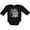 AB-Black, variant on Inktastic Little Surf Dude with Surfboard Boys Long Sleeve Baby Bodysuit