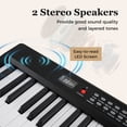 thumbnail image 4 of Gymax 88-Key Piano Keyboard Foldable Full Size Semi Weighted Electronic Keyboard, 4 of 9