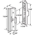 thumbnail image 2 of Prime-line Products 5201306 Sliding Patio Door Handle Set - White, 2 of 2